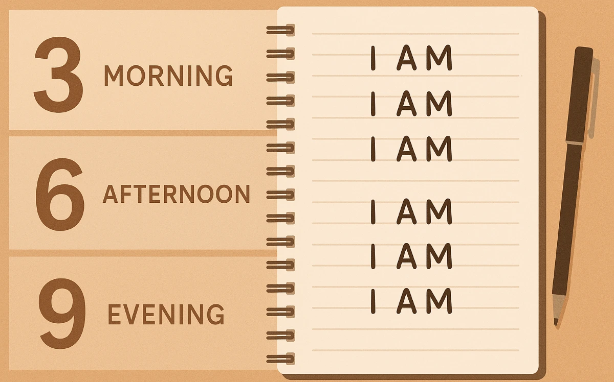 The 369 Method and Journal Writing